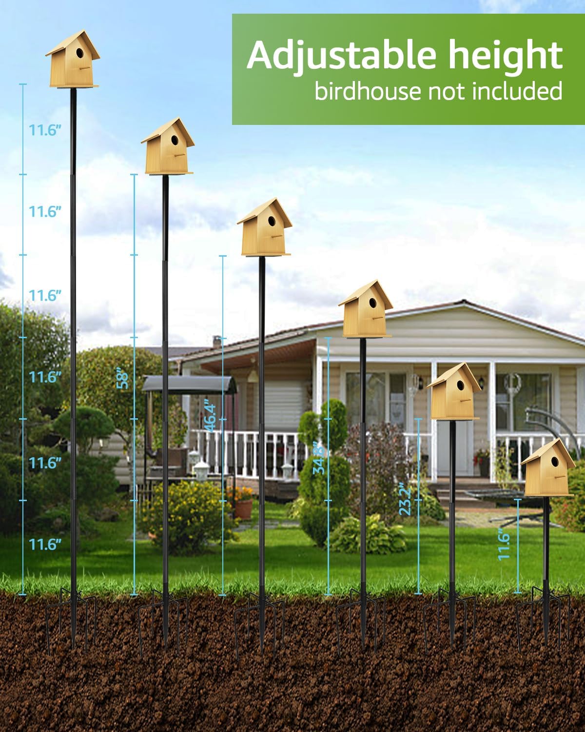 Bird House Pole Kit